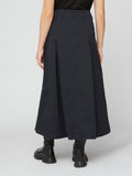 GONNA LUNGA IN GABARDINA BLU