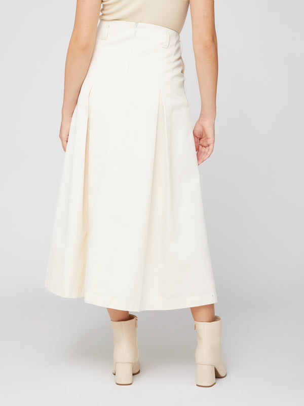 GONNA LUNGA IN GABARDINA LATTE