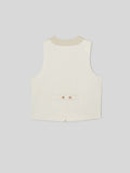 Gilet da Uomo Worker Multi Tasche Bianco