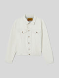 Giacca da Uomo Jeans Denim Bianco