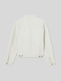 Giacca da Uomo Jeans Denim Bianco
