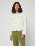 Giacca da Uomo Jeans Denim Bianco