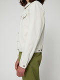 Giacca da Uomo Jeans Denim Bianco