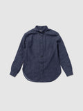 CAMICIA BOTTON DOWN DENIM BLU RINSE