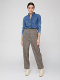 CAMICIA BOTTON DOWN DENIM BLU STONEWASH