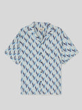 Camicia da Uomo Bowling Azzurro