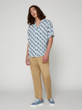 Camicia da Uomo Bowling Azzurro