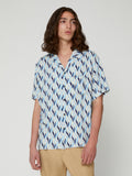 Camicia da Uomo Bowling Azzurro