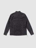 CAMICIA CON TASCHE APPLICATE DENIM NERO