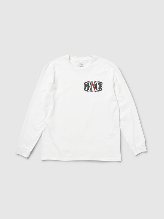 Maglietta Manica Lunga Oversize Unisex bianca