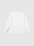 Maglietta Manica Lunga Oversize Unisex bianca