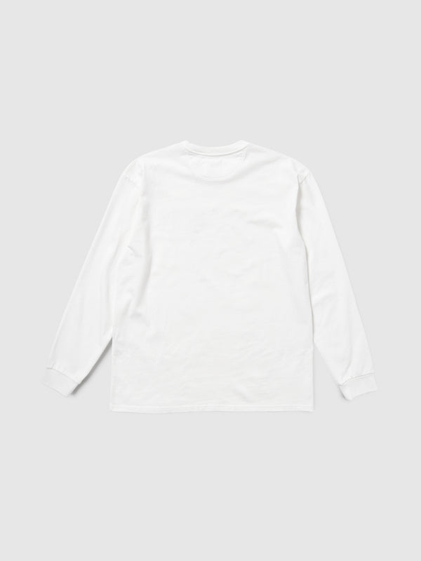 Maglietta Manica Lunga Oversize Unisex bianca