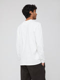 Maglietta Manica Lunga Oversize Unisex bianca