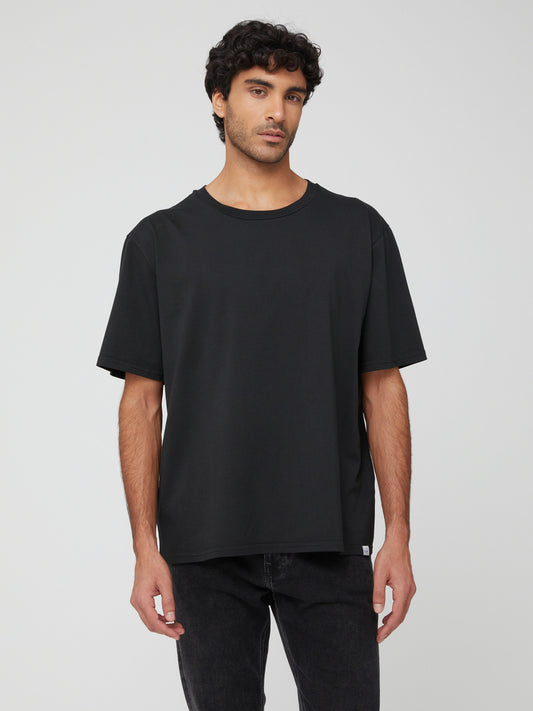 T-Shirt da Uomo Cotone Nera
