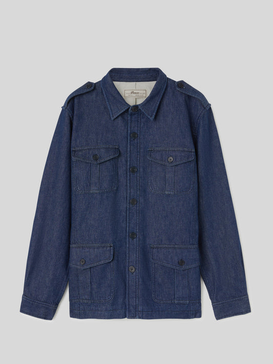 Giacca da Uomo Sahariana in Denim