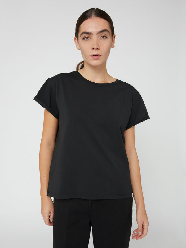 T-Shirt da Donna maniche corte nera